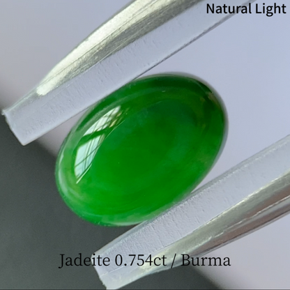 【X'mas Special Price】Jadeite 翡翠 0.754ct / Burma