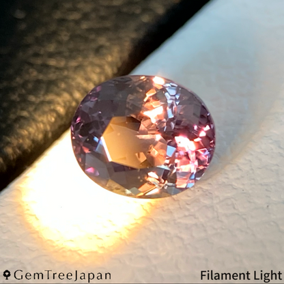 “Table Cube Cut" Un-Heat Color-Change Sapphire 0.700ct / Tanzania