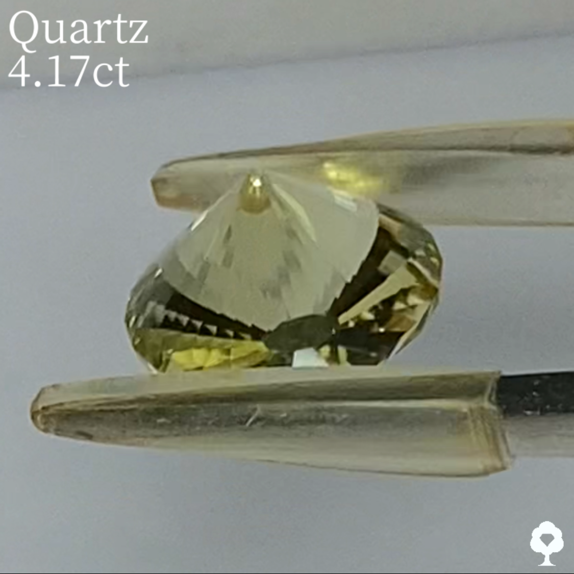 【Present campaign】Quartz 4.17ct / Umbrella Narika Cut