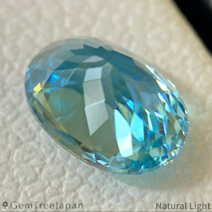 "Super Gira" Blue Zircon 1.14ct / Cambodia