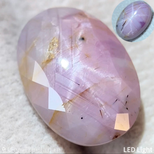 Un-Heat Purplish Pink Star Sapphire 9.83ct / Vietnam