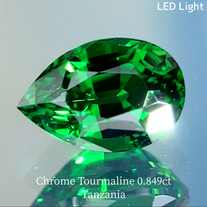 Chrome Tourmaline 0.849ct / Tanzania 