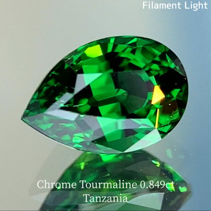 Chrome Tourmaline 0.849ct / Tanzania 