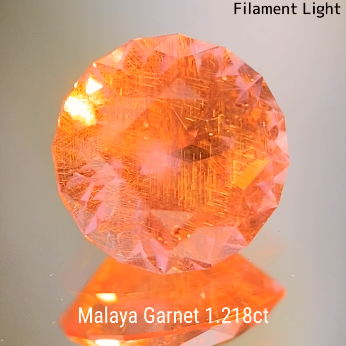 Malaya Garnet 1.218ct