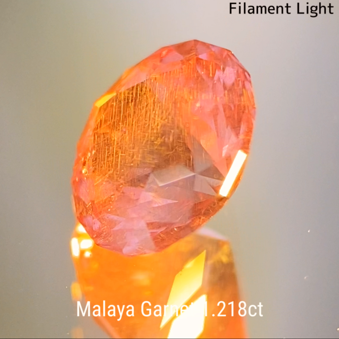 Malaya Garnet 1.218ct