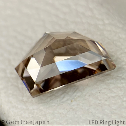【Trial Price】Brownish White Zircon 1.13ct / Tanzania