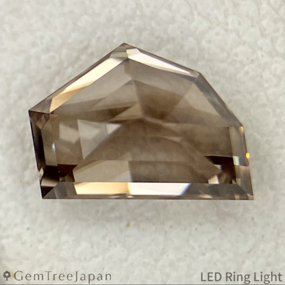 【Trial Price】Brownish White Zircon 1.13ct / Tanzania