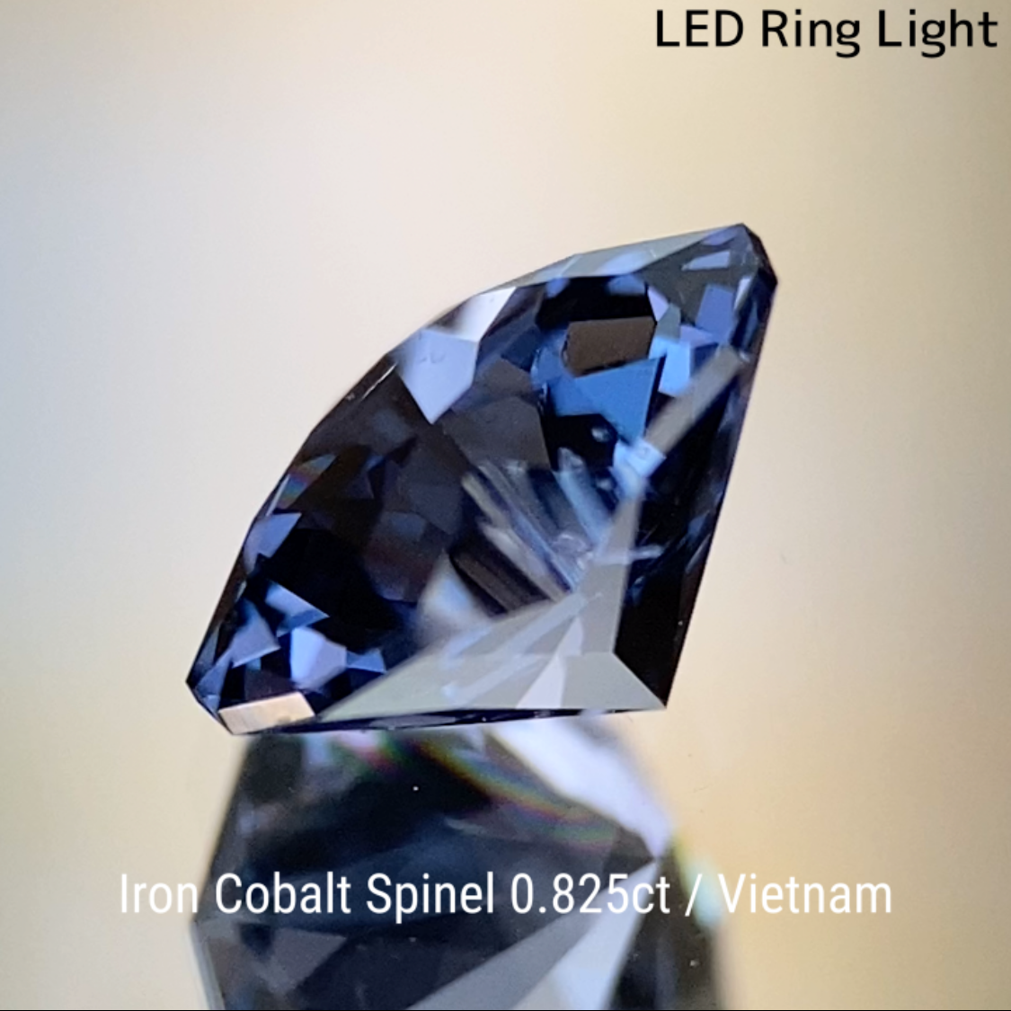 Iron Cobalt Spinel 0.825ct / Vietnam