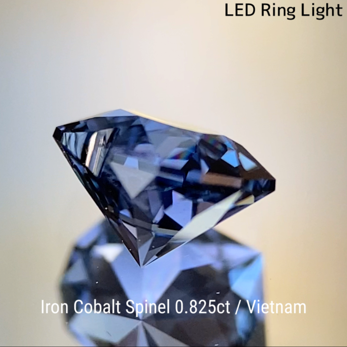 Iron Cobalt Spinel 0.825ct / Vietnam