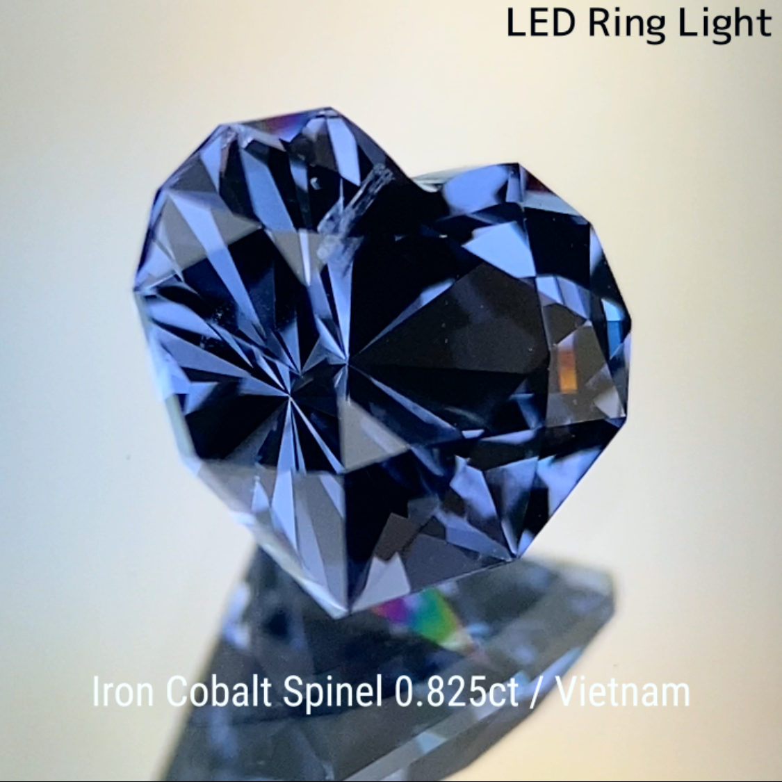 Iron Cobalt Spinel 0.825ct / Vietnam