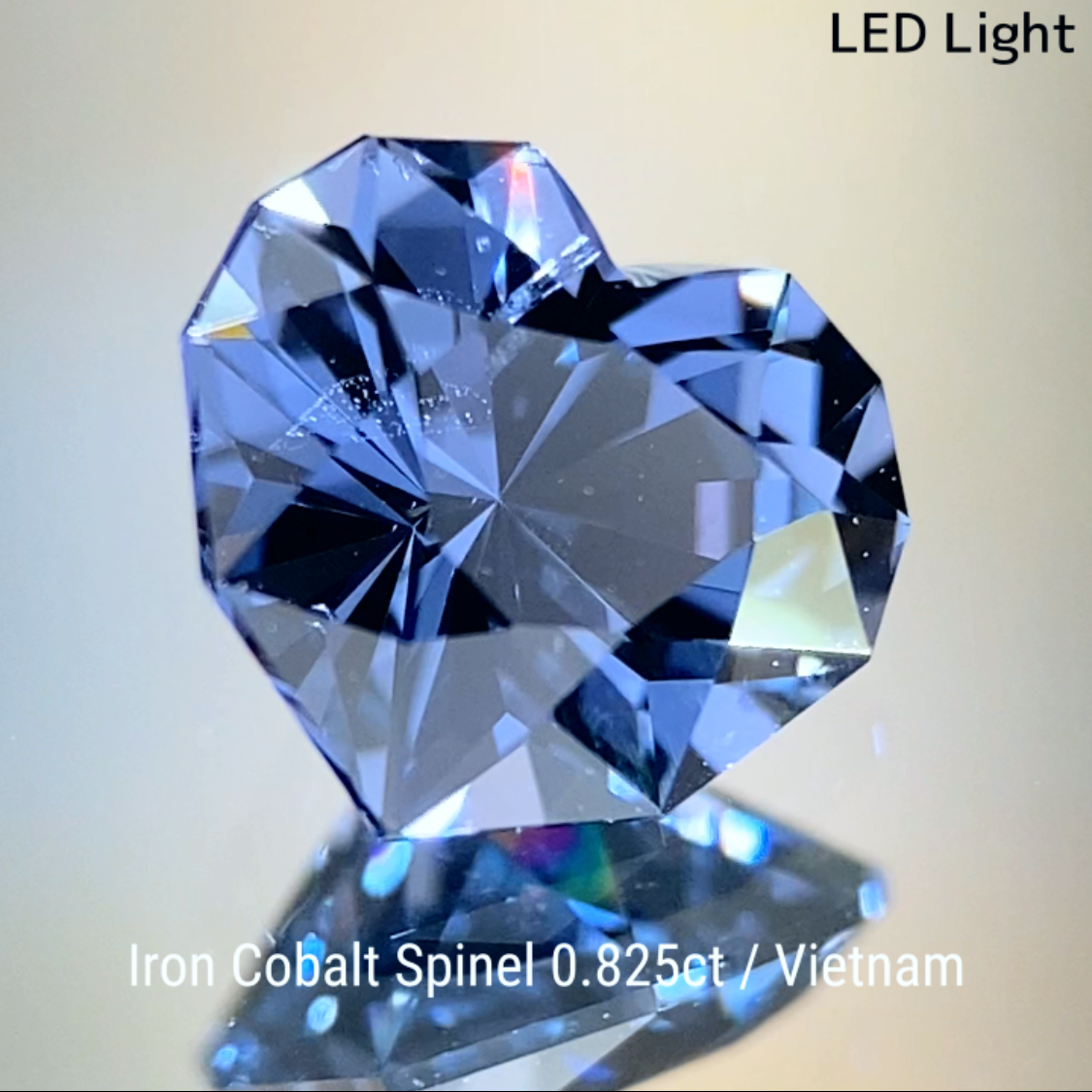 Iron Cobalt Spinel 0.825ct / Vietnam