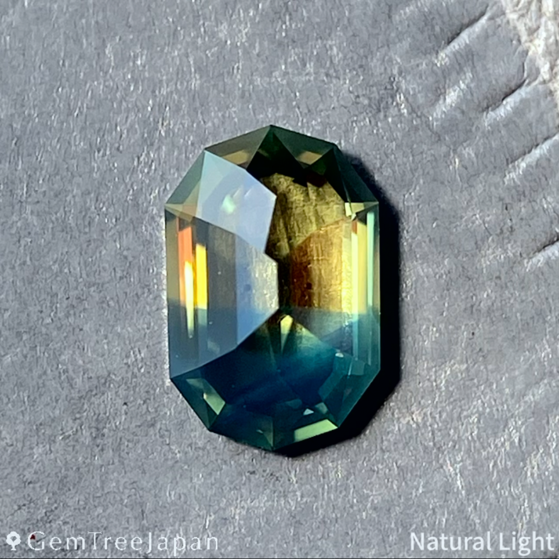 Parti-Color Sapphire 0.505ct / Thailand