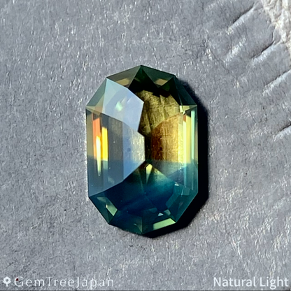 Parti-Color Sapphire 0.505ct / Thailand