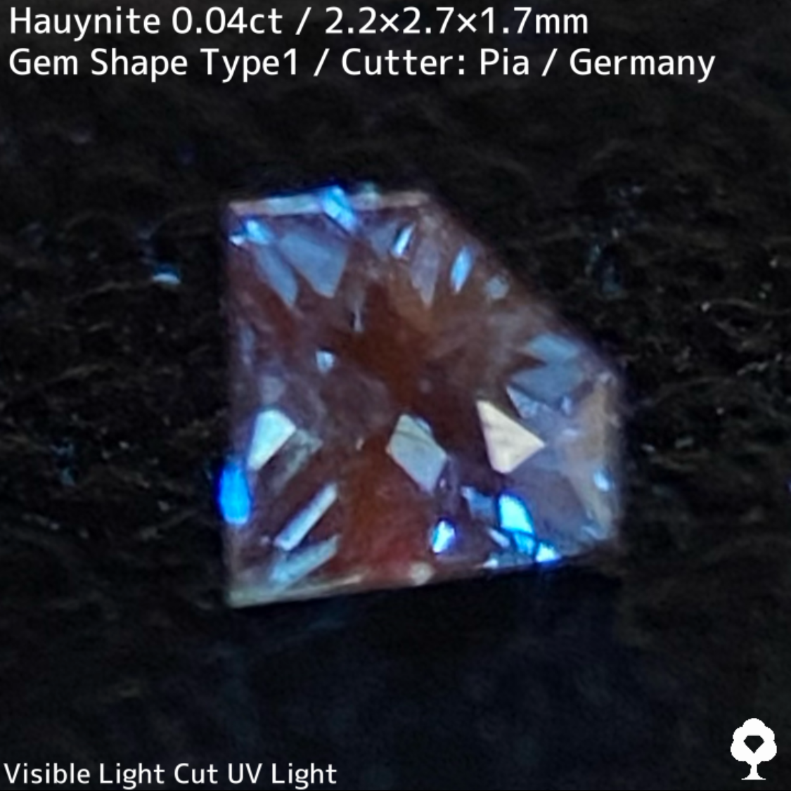 Awinite 0.040ct ★ A gemstone made from beautiful, popping neon blue crystals. A gemstone only available at GTJ.