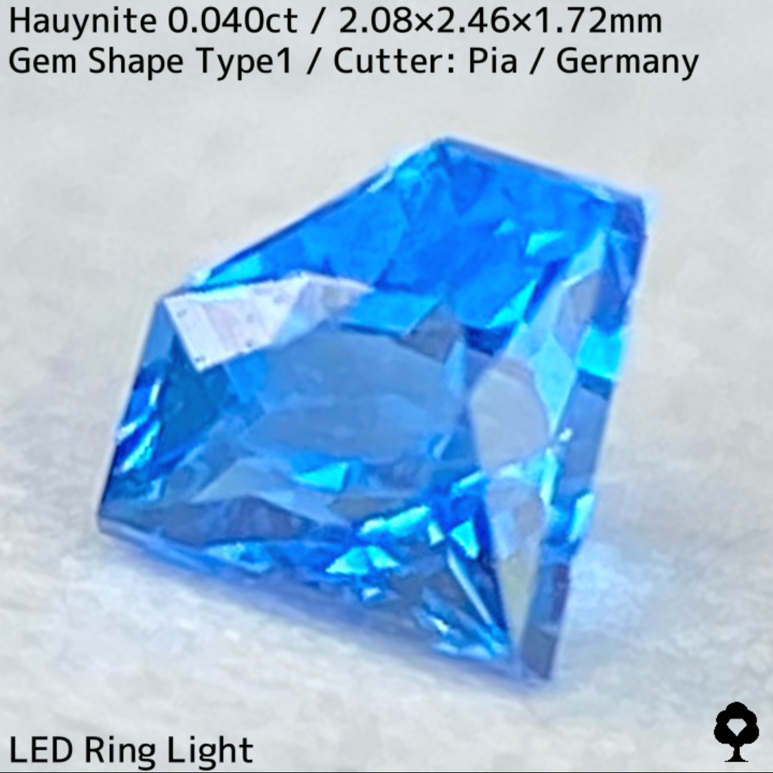 Awinite 0.040ct ★ A gemstone made from beautiful, popping neon blue crystals. A gemstone only available at GTJ.