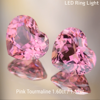 Pink Tourmaline 2pc 1.60ct / 1.62ct