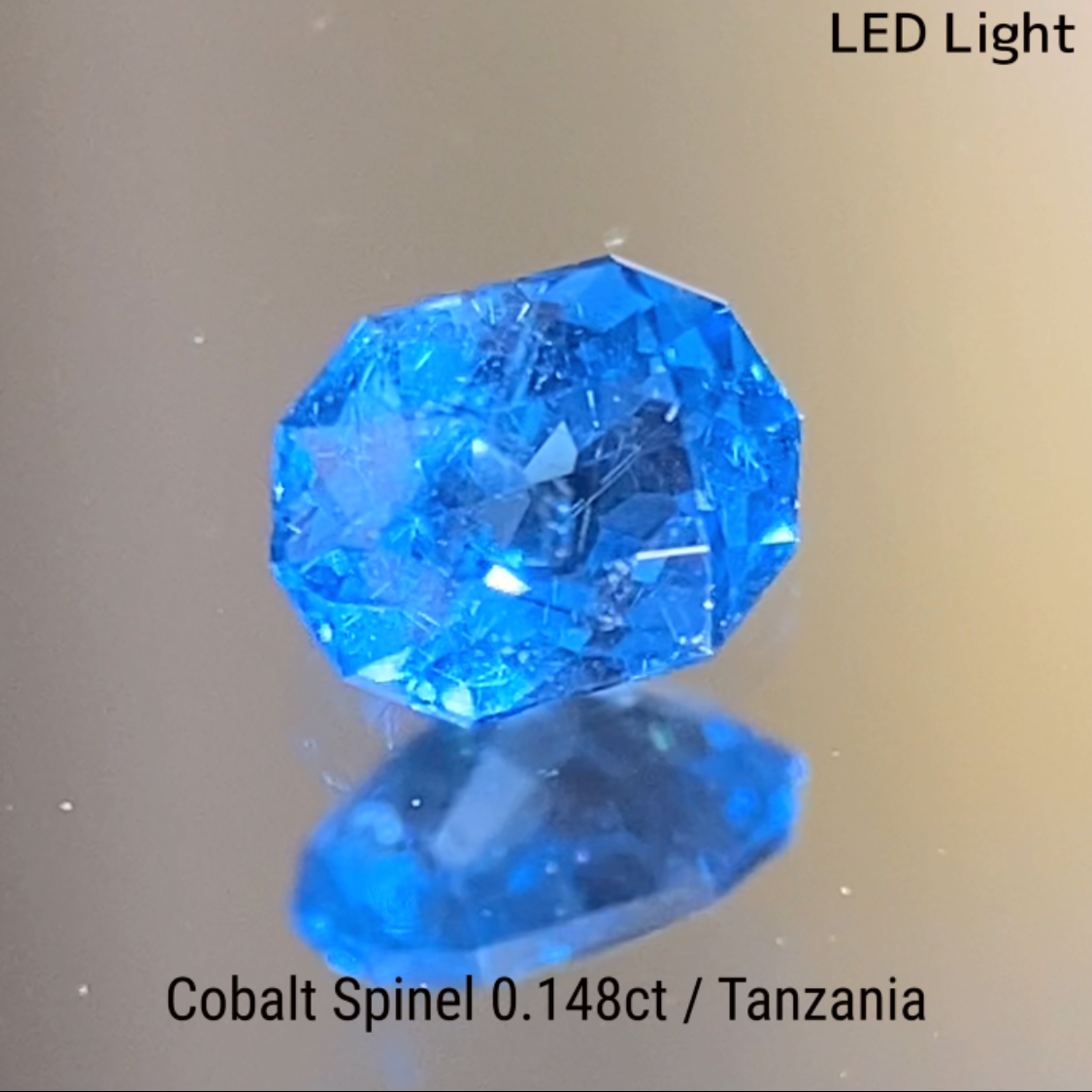 Cobalt Spinel 0.148ct / Tanzania