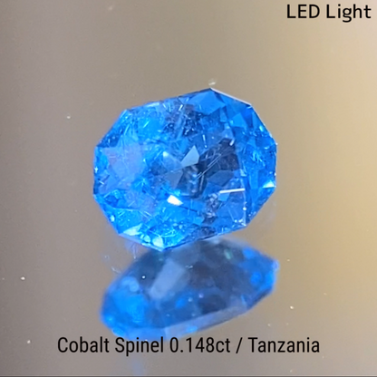 Cobalt Spinel 0.148ct / Tanzania