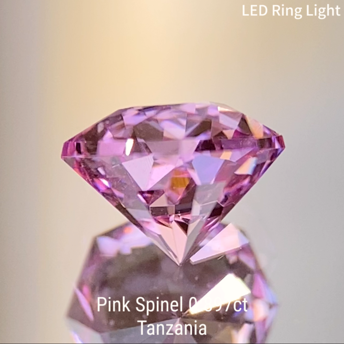 Pink Spinel 0.897ct / Tanzania