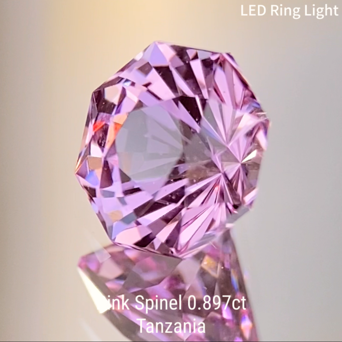 Pink Spinel 0.897ct / Tanzania