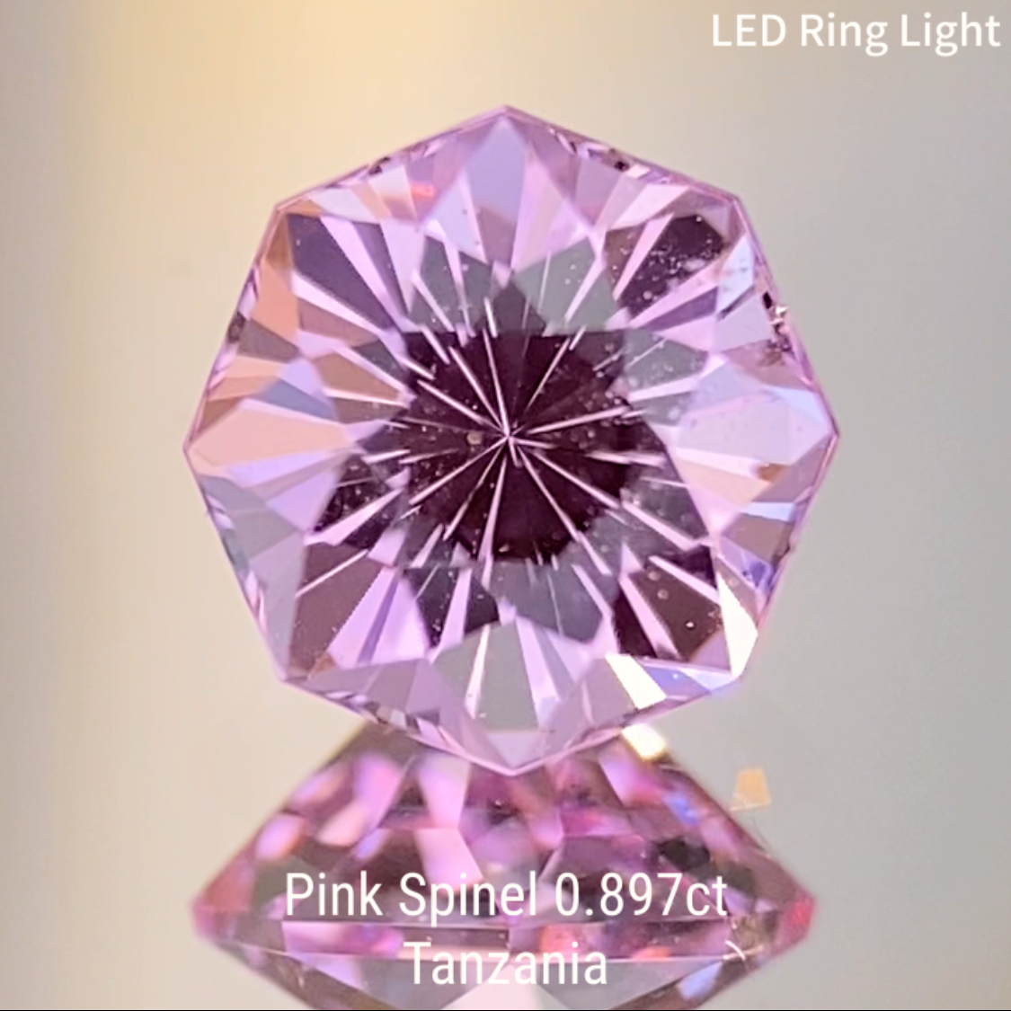 Pink Spinel 0.897ct / Tanzania