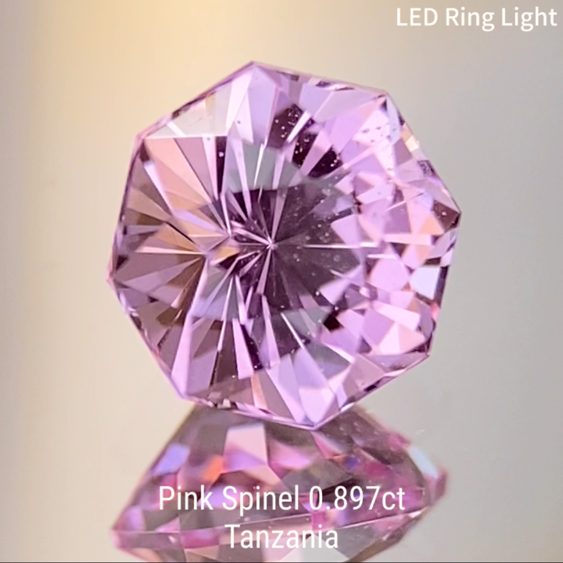 Pink Spinel 0.897ct / Tanzania