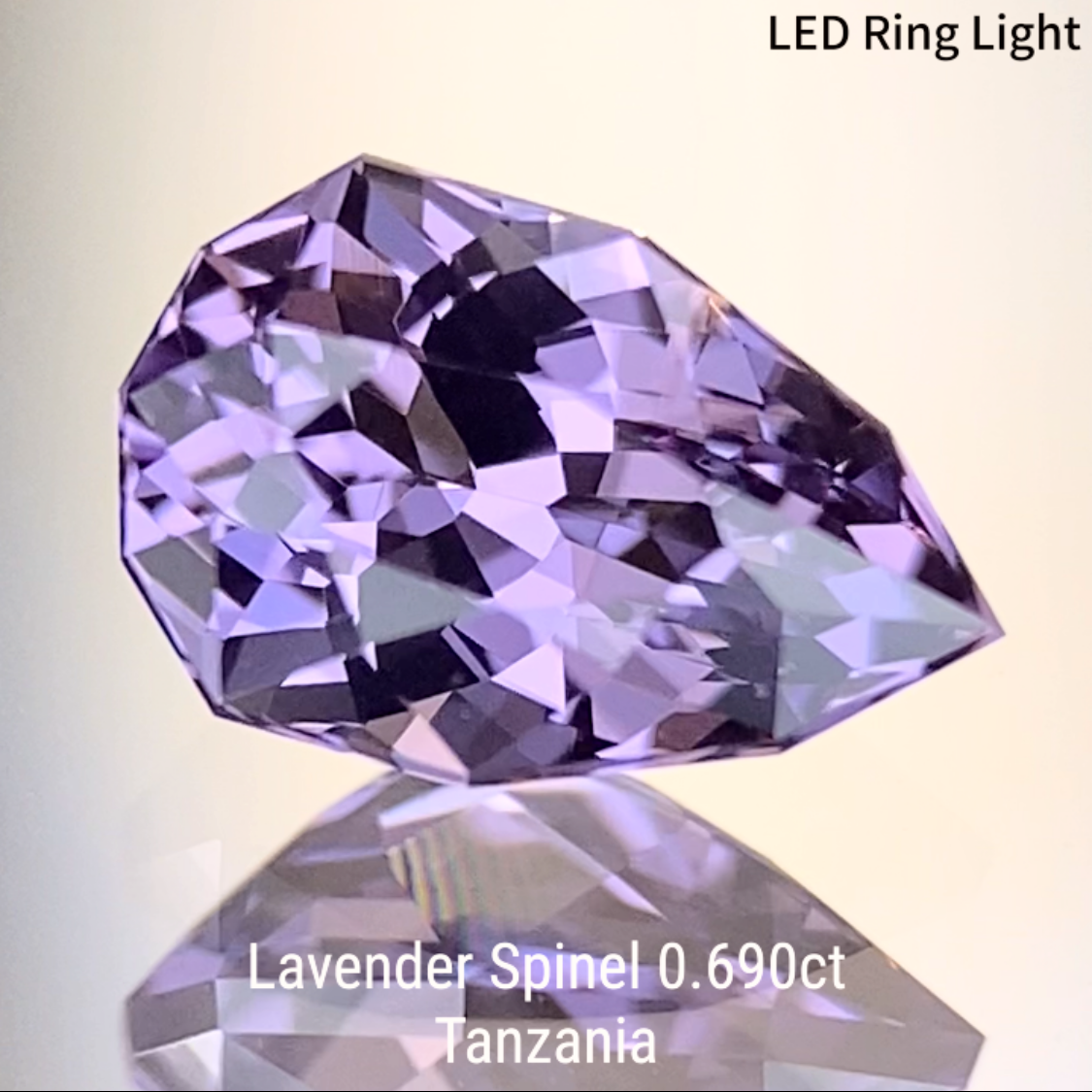 Lavender Spinel 0.690ct / Tanzania