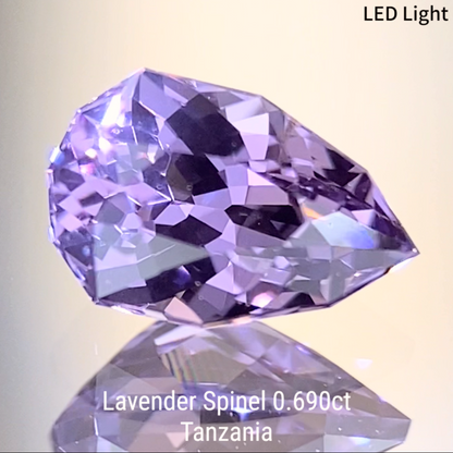 Lavender Spinel 0.690ct / Tanzania