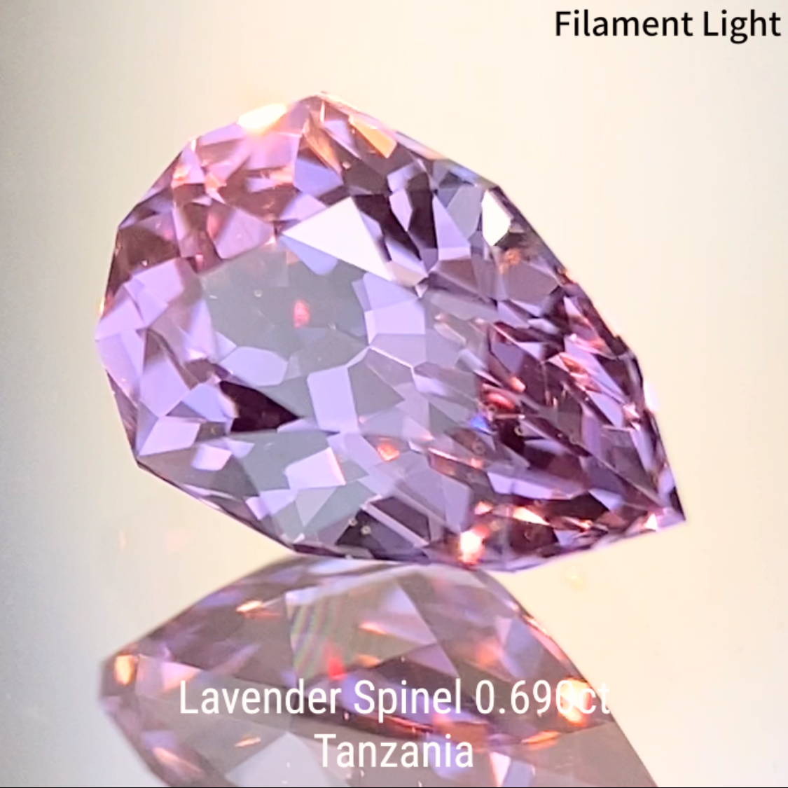 Lavender Spinel 0.690ct / Tanzania