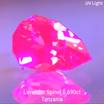 Lavender Spinel 0.690ct / Tanzania