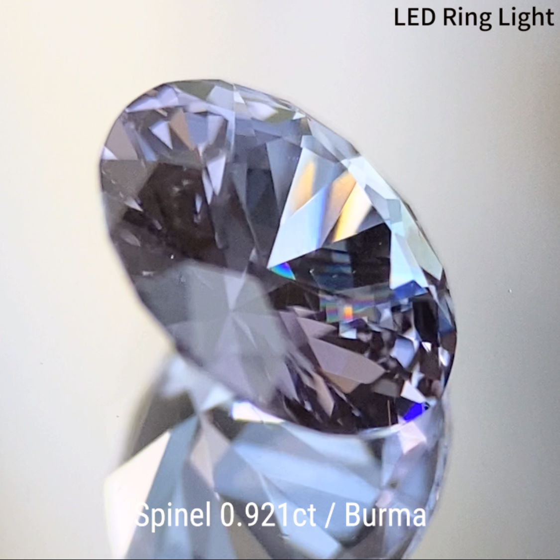 Grayish Violet Spinel 0.921ct