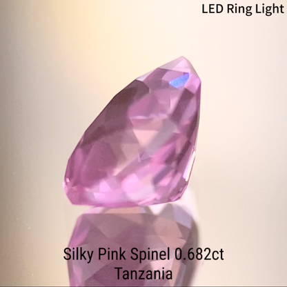 Silky Pink Spinel 0.682ct / Tanzania