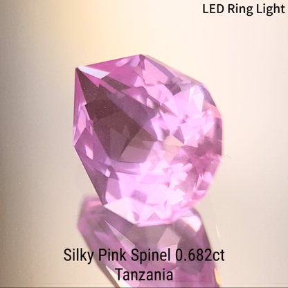 Silky Pink Spinel 0.682ct / Tanzania