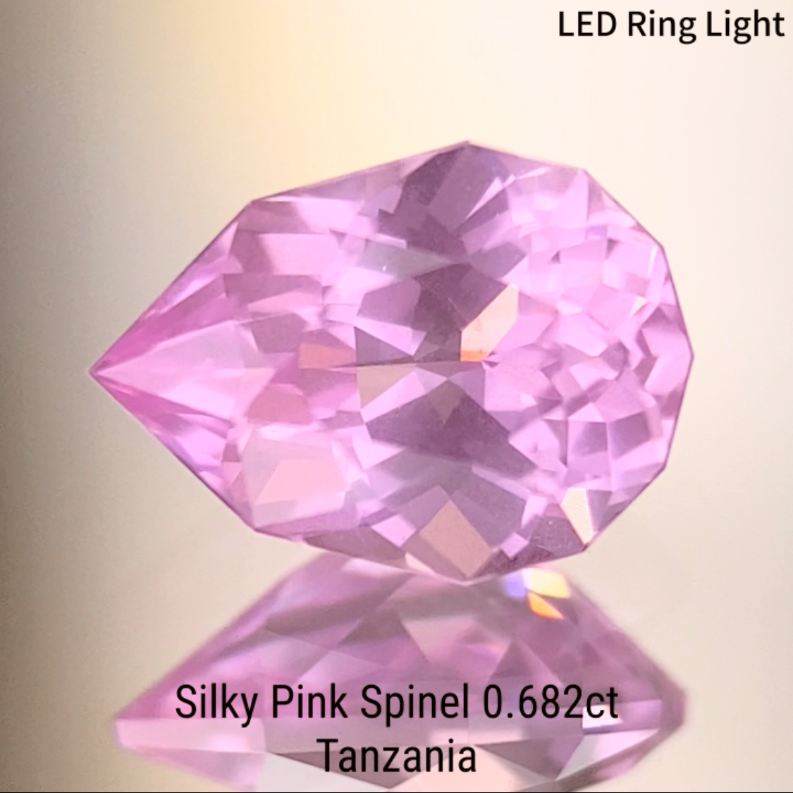 Silky Pink Spinel 0.682ct / Tanzania