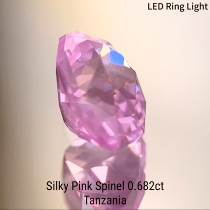 Silky Pink Spinel 0.682ct / Tanzania