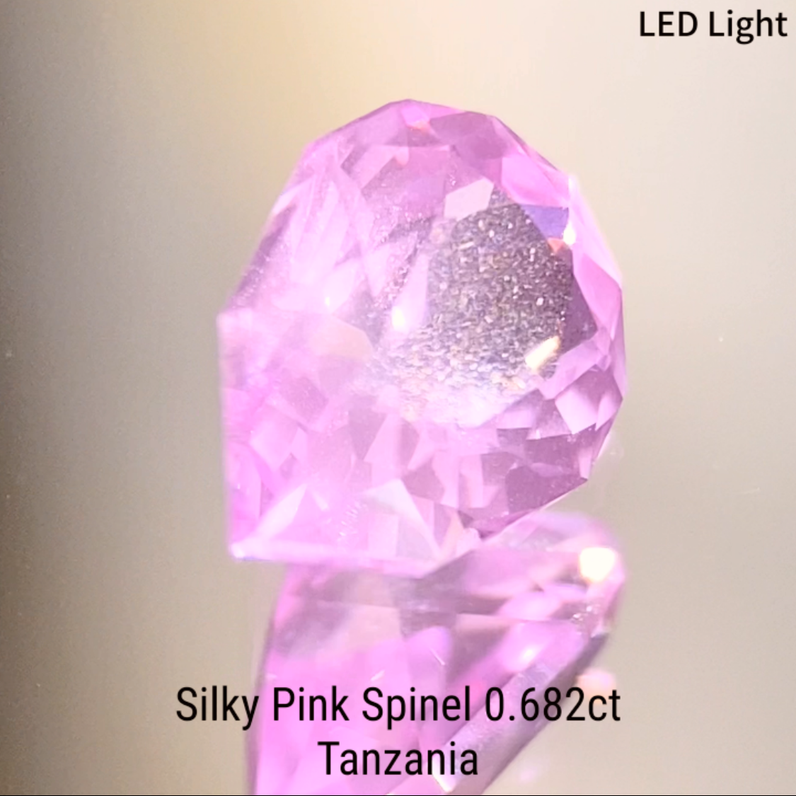 Silky Pink Spinel 0.682ct / Tanzania