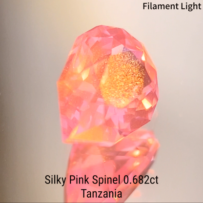 Silky Pink Spinel 0.682ct / Tanzania