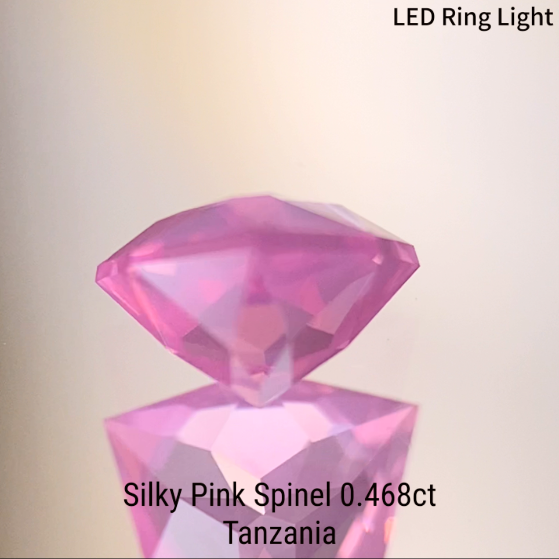 Silky Pink Spinel 0.468ct / Tanzania