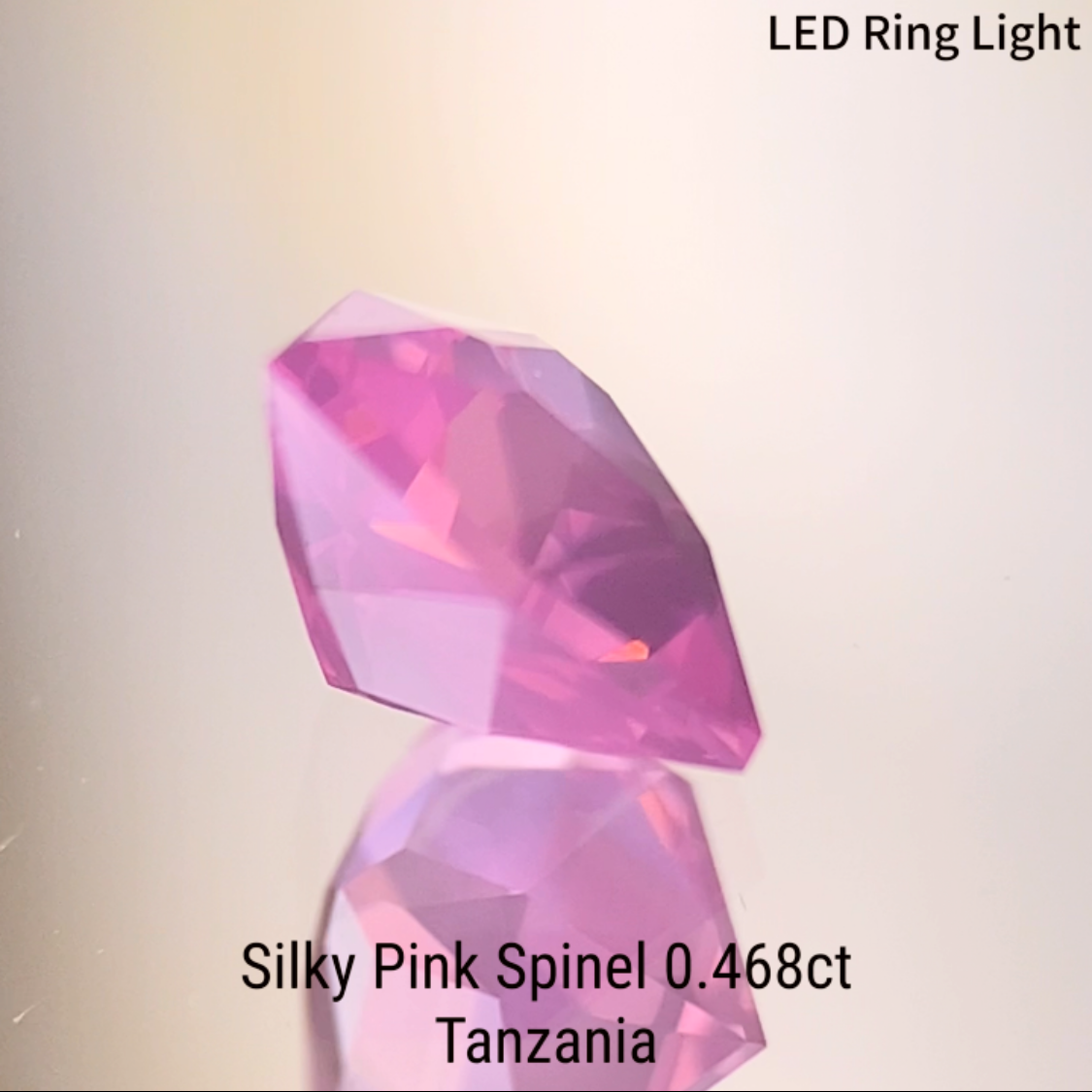 Silky Pink Spinel 0.468ct / Tanzania