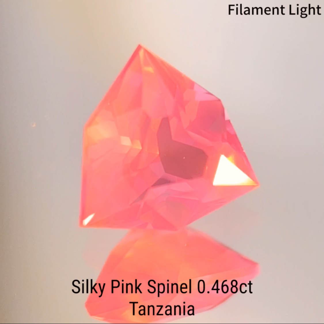 Silky Pink Spinel 0.468ct / Tanzania