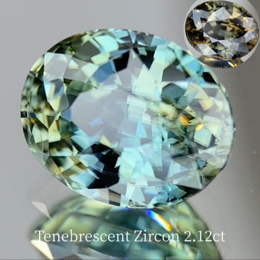 UV Tenebrescent Zircon 2.125ct