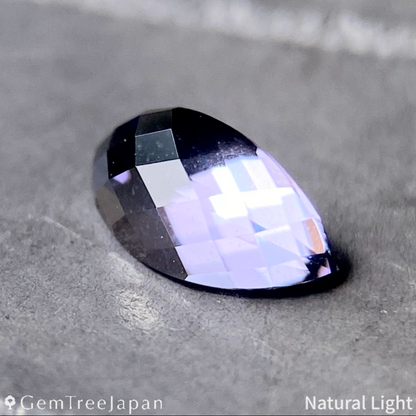 【Trial Price】"Fruit Cut" Pinkish Violet Spinel 0.428ct / Madagascar