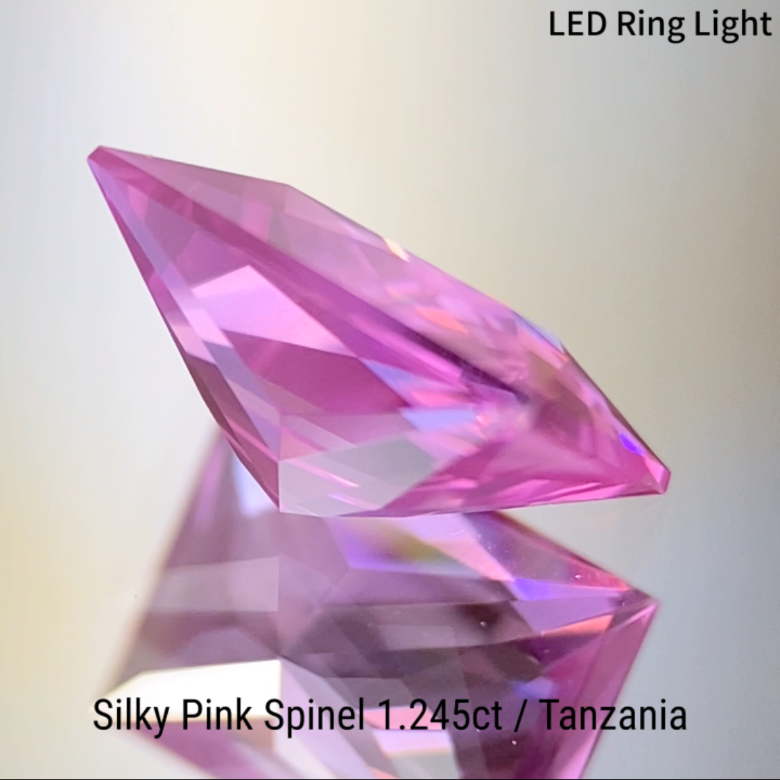 Silky Pink Spinel 1.245ct / Tanzania