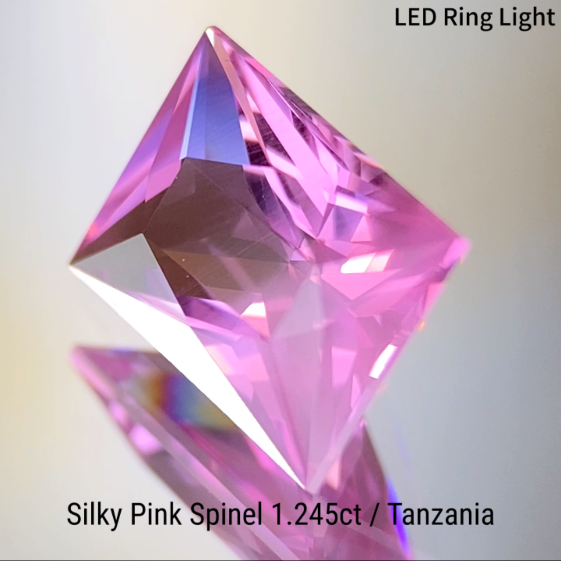 Silky Pink Spinel 1.245ct / Tanzania