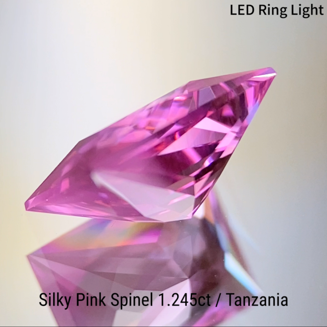 Silky Pink Spinel 1.245ct / Tanzania