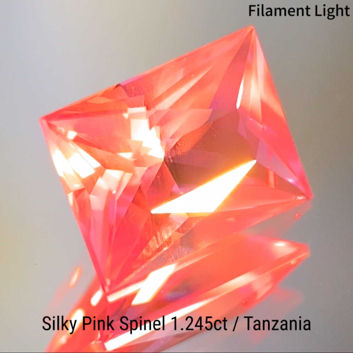 Silky Pink Spinel 1.245ct / Tanzania