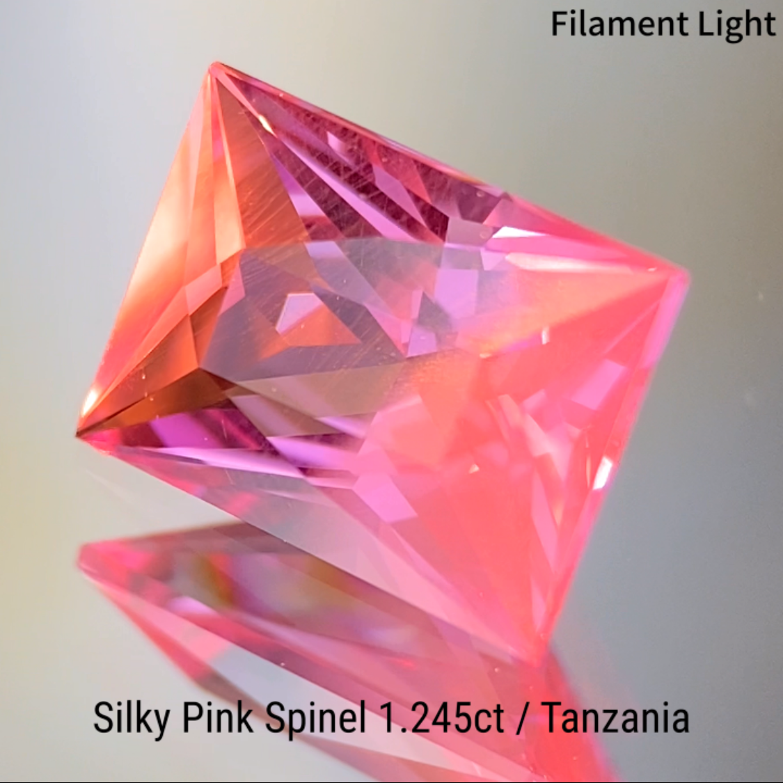 Silky Pink Spinel 1.245ct / Tanzania