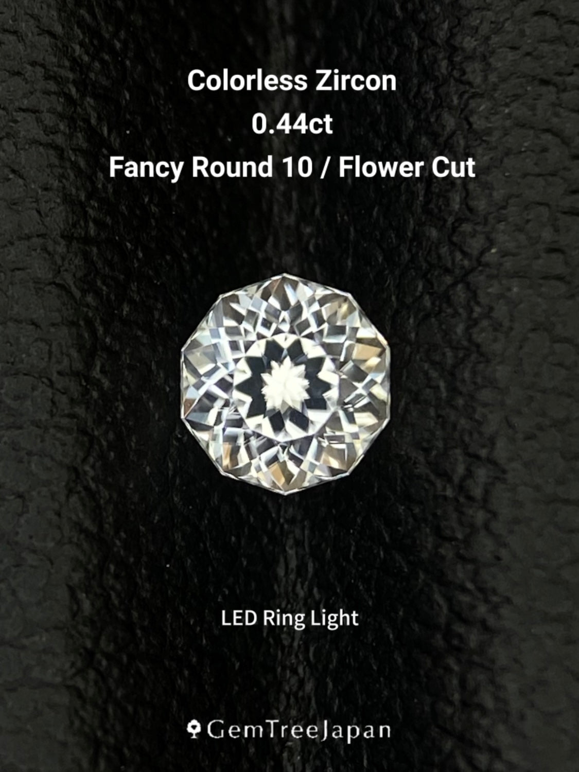 【Trial Price】Colorless Zircon 0.44ct (12) / Cambodia