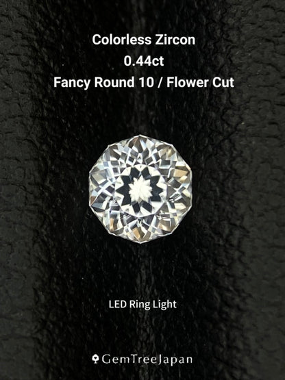 【Trial Price】Colorless Zircon 0.44ct (12) / Cambodia