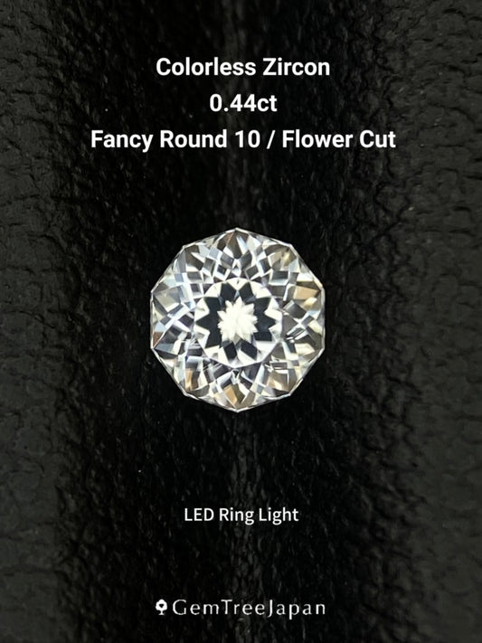 【Trial Price】Colorless Zircon 0.44ct (12) / Cambodia